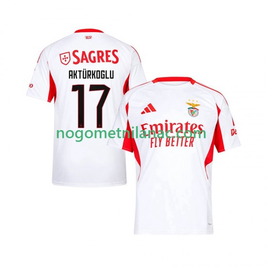 Dres Benfica Kerem Akturkoglu 17 Gostujući 2025-2026 Kratkih Rukava - Muški