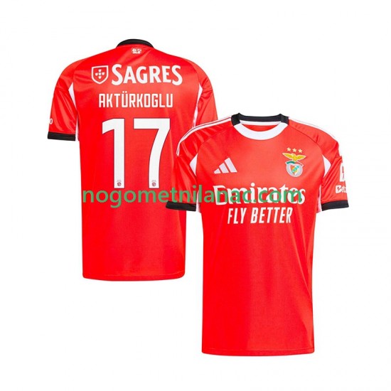 Dres Benfica Kerem Akturkoglu 17 Domaći 2025-2026 Kratkih Rukava - Muški