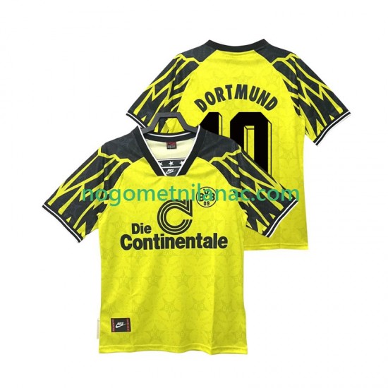 Dres Borussia Dortmund Moller 10 1995 Retro Domaći 1994 Kratkih Rukava - Muški