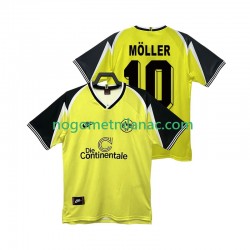 Dres Borussia Dortmund Moller 10 1995 1996 Retro Domaći Kratkih Rukava - Muški Dres Borussia Dortmund Moller 10 1995 1996 Retro Domaći Kratkih Rukava - Muški