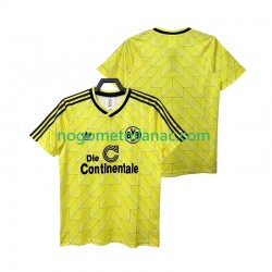 Dres Borussia Dortmund 1988 1989 Retro Domaći Kratkih Rukava - Muški Dres Borussia Dortmund 1988 1989 Retro Domaći Kratkih Rukava - Muški
