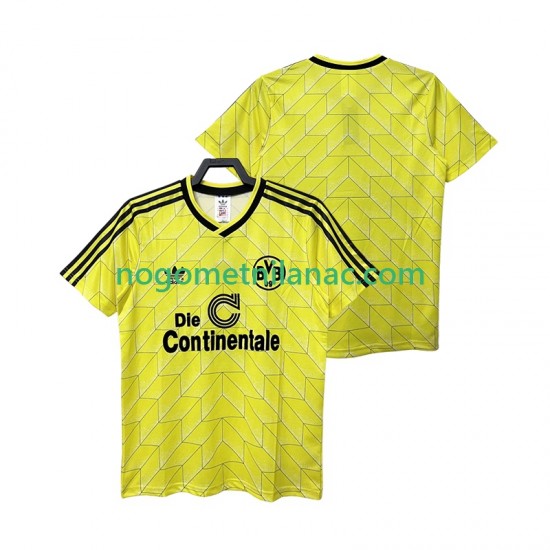 Dres Borussia Dortmund 1988 1989 Retro Domaći Kratkih Rukava - Muški