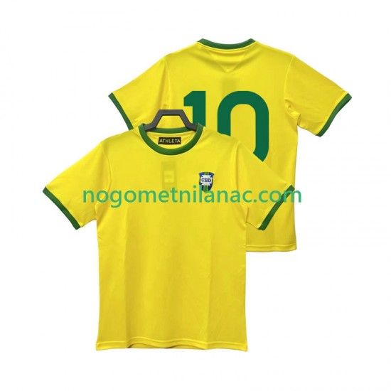 Dres Brazil 10 1970 Retro Domaći Kratkih Rukava - Muški