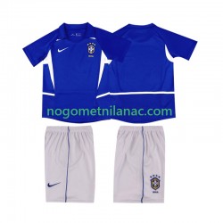 Dres Brazil Retro Gostujući 2002 Kratkih Rukava - Dječji Dres Brazil Retro Gostujući 2002 Kratkih Rukava - Dječji