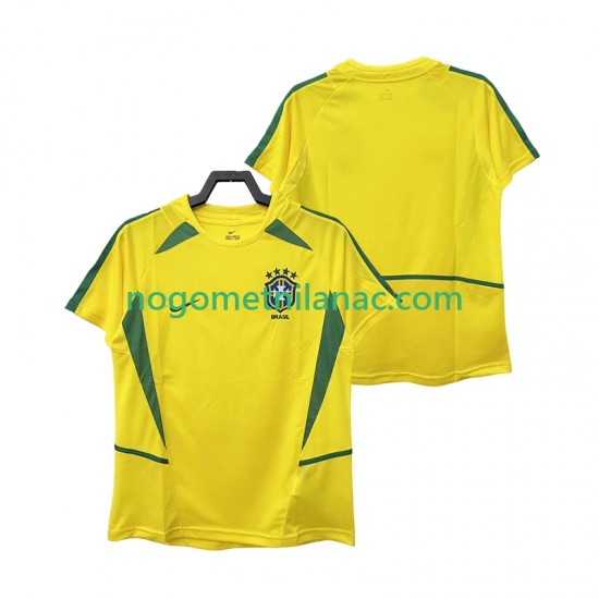 Dres Brazil Retro Domaći 2002 Kratkih Rukava - Muški