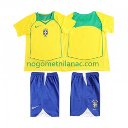 Dres Brazil Retro Domaći 2004 Kratkih Rukava - Dječji Dres Brazil Retro Domaći 2004 Kratkih Rukava - Dječji