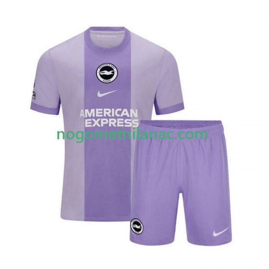 Dres Brighton & Hove Albion Gostujući 2025-2026 Kratkih Rukava - Dječji