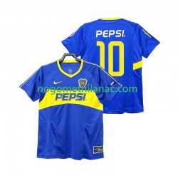 Dres CA Boca Juniors PEPSI 10 2003 Retro Domaći 2004 Kratkih Rukava - Muški Dres CA Boca Juniors PEPSI 10 2003 Retro Domaći 2004 Kratkih Rukava - Muški