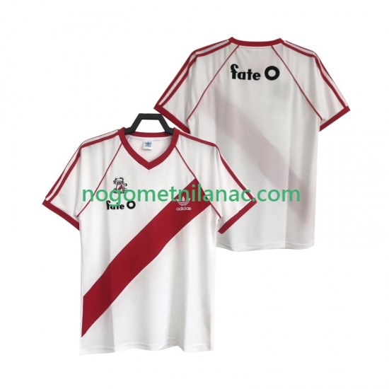 Dres CA River Plate 1986 Retro Domaći Kratkih Rukava - Muški