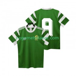 Dres Kamerun 9 1990 Retro Domaći Kratkih Rukava - Muški Dres Kamerun 9 1990 Retro Domaći Kratkih Rukava - Muški