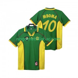 Dres Kamerun MBOBA 10 Retro Domaći 1998 Kratkih Rukava - Muški Dres Kamerun MBOBA 10 Retro Domaći 1998 Kratkih Rukava - Muški