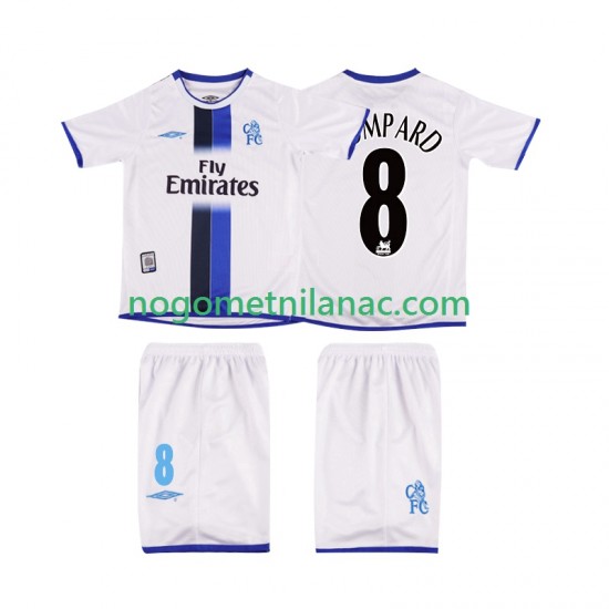 Dres Chelsea LOMPARD 8 2003 Retro Gostujući 2004 Kratkih Rukava - Dječji