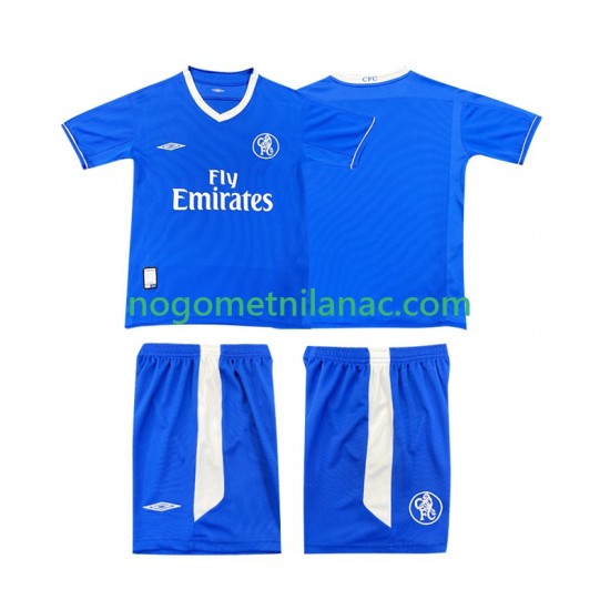 Dres Chelsea 2003 2005 Retro Domaći Kratkih Rukava - Dječji