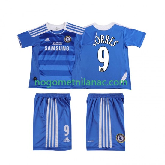 Dres Chelsea Torres 9 2012 Retro Domaći 2011 Kratkih Rukava - Dječji