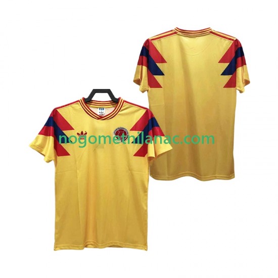 Dres Kolumbija 1990 Retro Domaći Kratkih Rukava - Muški