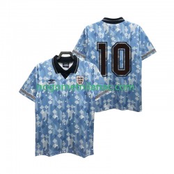 Dres Engleska 10 1990 Retro Treći Kratkih Rukava - Muški Dres Engleska 10 1990 Retro Treći Kratkih Rukava - Muški