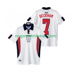 Dres Engleska BECKHAM 7 Retro Domaći 1998 Kratkih Rukava - Muški Dres Engleska BECKHAM 7 Retro Domaći 1998 Kratkih Rukava - Muški