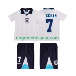 Dres Engleska Beckham 7 1996 Retro Domaći Kratkih Rukava - Dječji Dres Engleska Beckham 7 1996 Retro Domaći Kratkih Rukava - Dječji