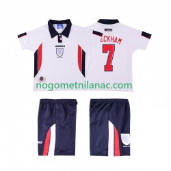 Dres Engleska Beckham 7 Retro Domaći 1998 Kratkih Rukava - Dječji Dres Engleska Beckham 7 Retro Domaći 1998 Kratkih Rukava - Dječji