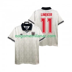 Dres Engleska LINEKER 11 1990 Retro Domaći Kratkih Rukava - Muški Dres Engleska LINEKER 11 1990 Retro Domaći Kratkih Rukava - Muški