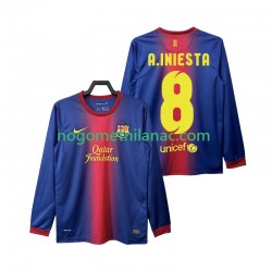 Dres FC Barcelona A INIESTA 8 2012 2013 Retro Domaći Dugim Rukavima - Muški Dres FC Barcelona A INIESTA 8 2012 2013 Retro Domaći Dugim Rukavima - Muški