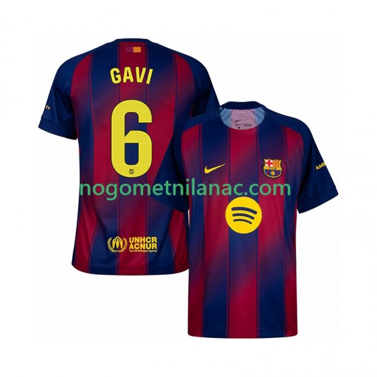 Dres FC Barcelona Gavi 6 Domaći 2025-2026 Kratkih Rukava - Muški