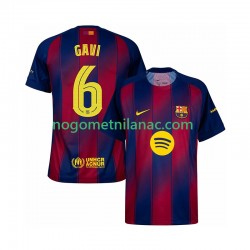 Dres FC Barcelona Gavi 6 Champions League Domaći 2025-2026 Kratkih Rukava - Muški Dres FC Barcelona Gavi 6 Champions League Domaći 2025-2026 Kratkih Rukava - Muški