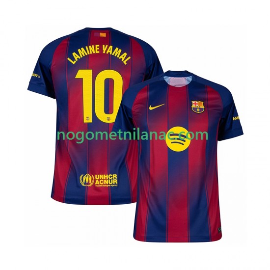 Dres FC Barcelona Lamine Yamal 10 Domaći 2025-2026 Kratkih Rukava - Muški