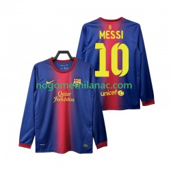 Dres FC Barcelona Lionel Messi 10 2012 2013 Retro Domaći Dugim Rukavima - Muški Dres FC Barcelona Lionel Messi 10 2012 2013 Retro Domaći Dugim Rukavima - Muški