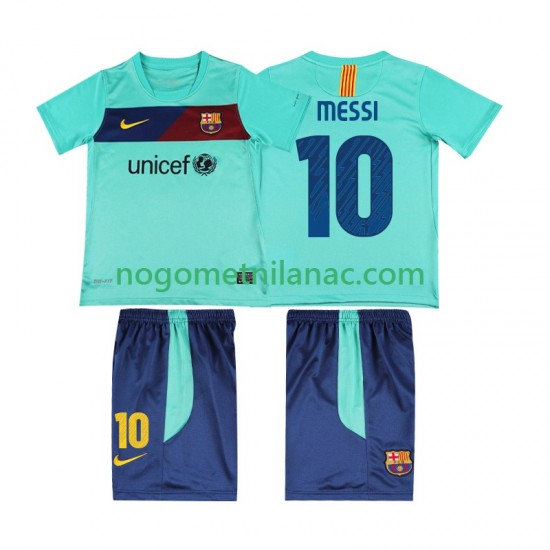 Dres FC Barcelona Lionel Messi 10 Retro Gostujući 2011 2010 Kratkih Rukava - Dječji