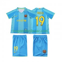 Dres FC Barcelona Lionel Messi 19 2007 Retro Gostujući 2008 Kratkih Rukava - Dječji
