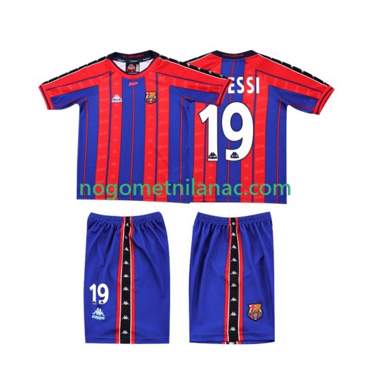 Dres FC Barcelona Lionel Messi 19 1997 Retro Domaći 1998 Kratkih Rukava - Dječji