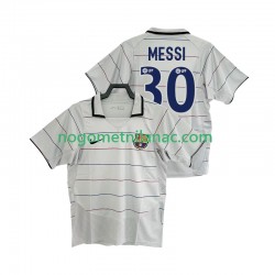 Dres FC Barcelona Lionel Messi 30 2003 Retro Gostujući 2004 Kratkih Rukava - Muški