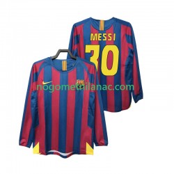 Dres FC Barcelona Lionel Messi 30 2005 Retro Domaći 2006 Dugim Rukavima - Muški