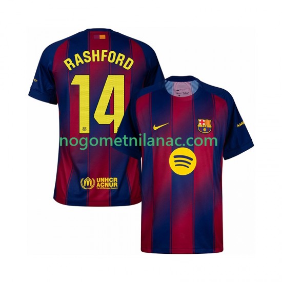 Dres FC Barcelona Marcus Rashford 14 Domaći 2025-2026 Kratkih Rukava - Muški