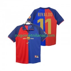 Dres FC Barcelona RIVALDO 11 1990 2000 Retro Domaći Kratkih Rukava - Muški Dres FC Barcelona RIVALDO 11 1990 2000 Retro Domaći Kratkih Rukava - Muški