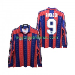 Dres FC Barcelona RONALDO 9 1996 1997 Retro Domaći Dugim Rukavima - Muški Dres FC Barcelona RONALDO 9 1996 1997 Retro Domaći Dugim Rukavima - Muški