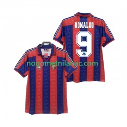 Dres FC Barcelona RONALDO 9 1996 1997 Retro Domaći Kratkih Rukava - Muški Dres FC Barcelona RONALDO 9 1996 1997 Retro Domaći Kratkih Rukava - Muški