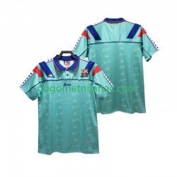 Dres FC Barcelona 1992 1995 Retro Gostujući Kratkih Rukava - Muški