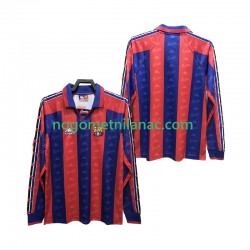 Dres FC Barcelona 1996 1997 Retro Domaći Dugim Rukavima - Muški
