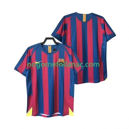 Dres FC Barcelona 2005 Retro Domaći 2006 Kratkih Rukava - Muški