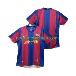 Dres FC Barcelona 2007 Retro Domaći 2008 Kratkih Rukava - Muški