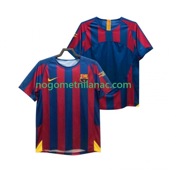 Dres FC Barcelona Champions League 2005 Retro Domaći 2006 Kratkih Rukava - Muški