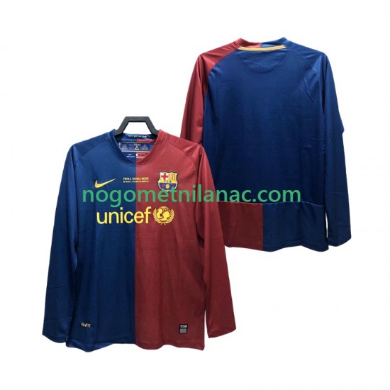 Dres FC Barcelona Champions League 2009 Retro Domaći 2008 Dugim Rukavima - Muški