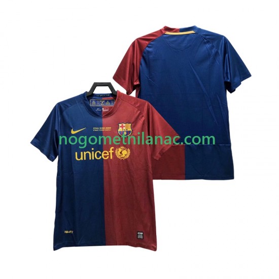 Dres FC Barcelona Champions League 2009 Retro Domaći 2008 Kratkih Rukava - Muški