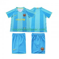 Dres FC Barcelona 2007 Retro Gostujući 2008 Kratkih Rukava - Dječji
