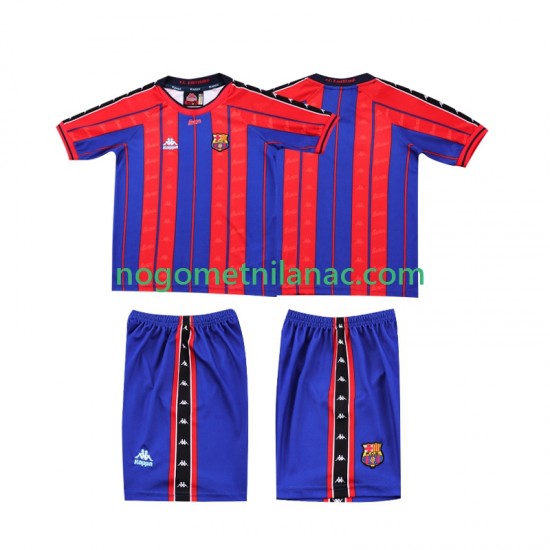Dres FC Barcelona 1997 Retro Domaći 1998 Kratkih Rukava - Dječji