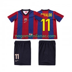 Dres FC Barcelona Ronaldo 11 Retro Domaći 1998 1999 Kratkih Rukava - Dječji Dres FC Barcelona Ronaldo 11 Retro Domaći 1998 1999 Kratkih Rukava - Dječji