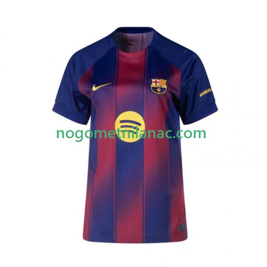 Dres FC Barcelona Domaći 2025-2026 Kratkih Rukava - Ženska