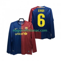 Dres FC Barcelona XAVI 6 Champions League 2009 Retro Domaći 2008 Dugim Rukavima - Muški Dres FC Barcelona XAVI 6 Champions League 2009 Retro Domaći 2008 Dugim Rukavima - Muški